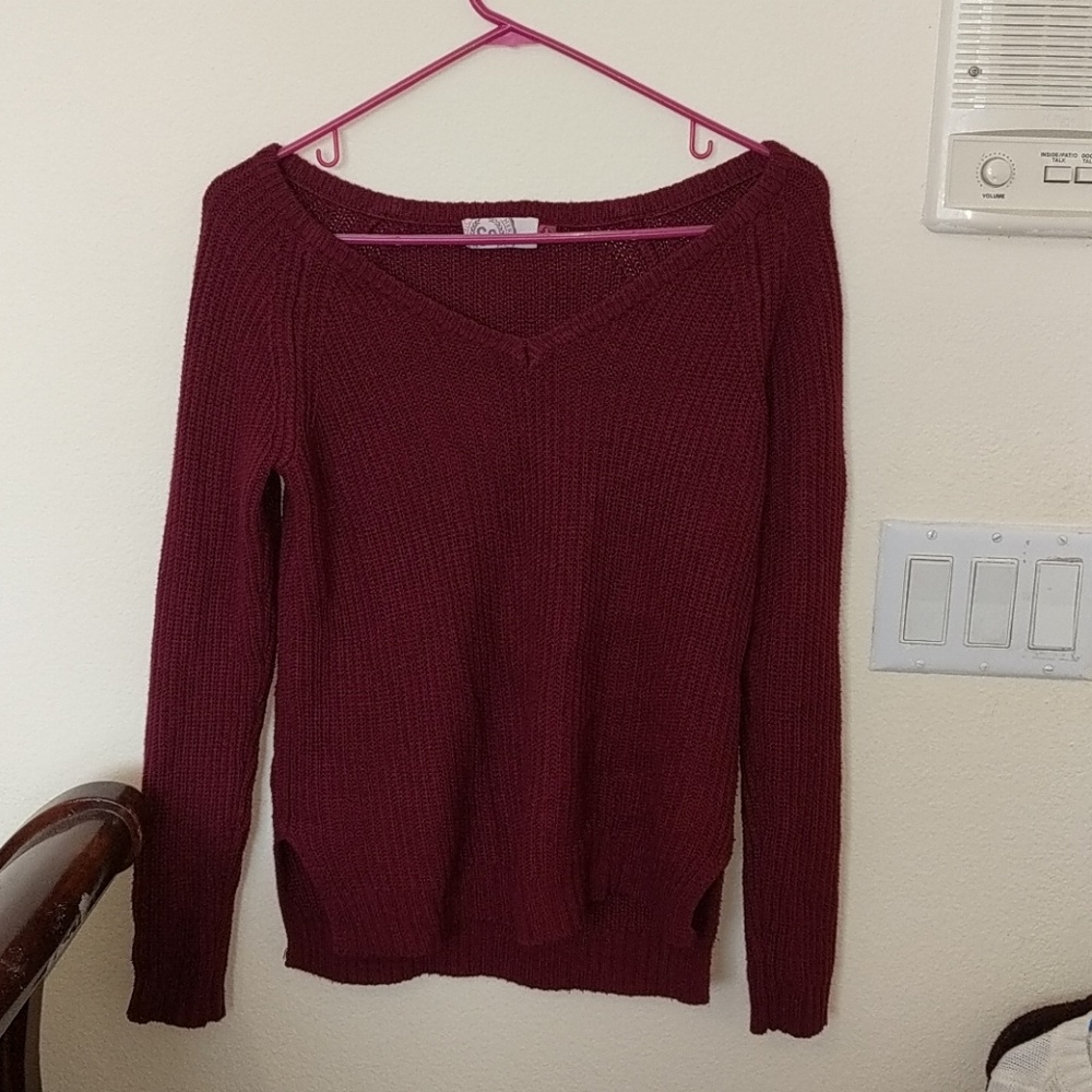 Red Knit Sweater